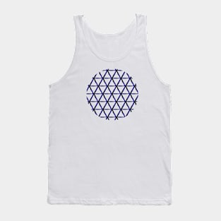 Shibori hexagon Tank Top